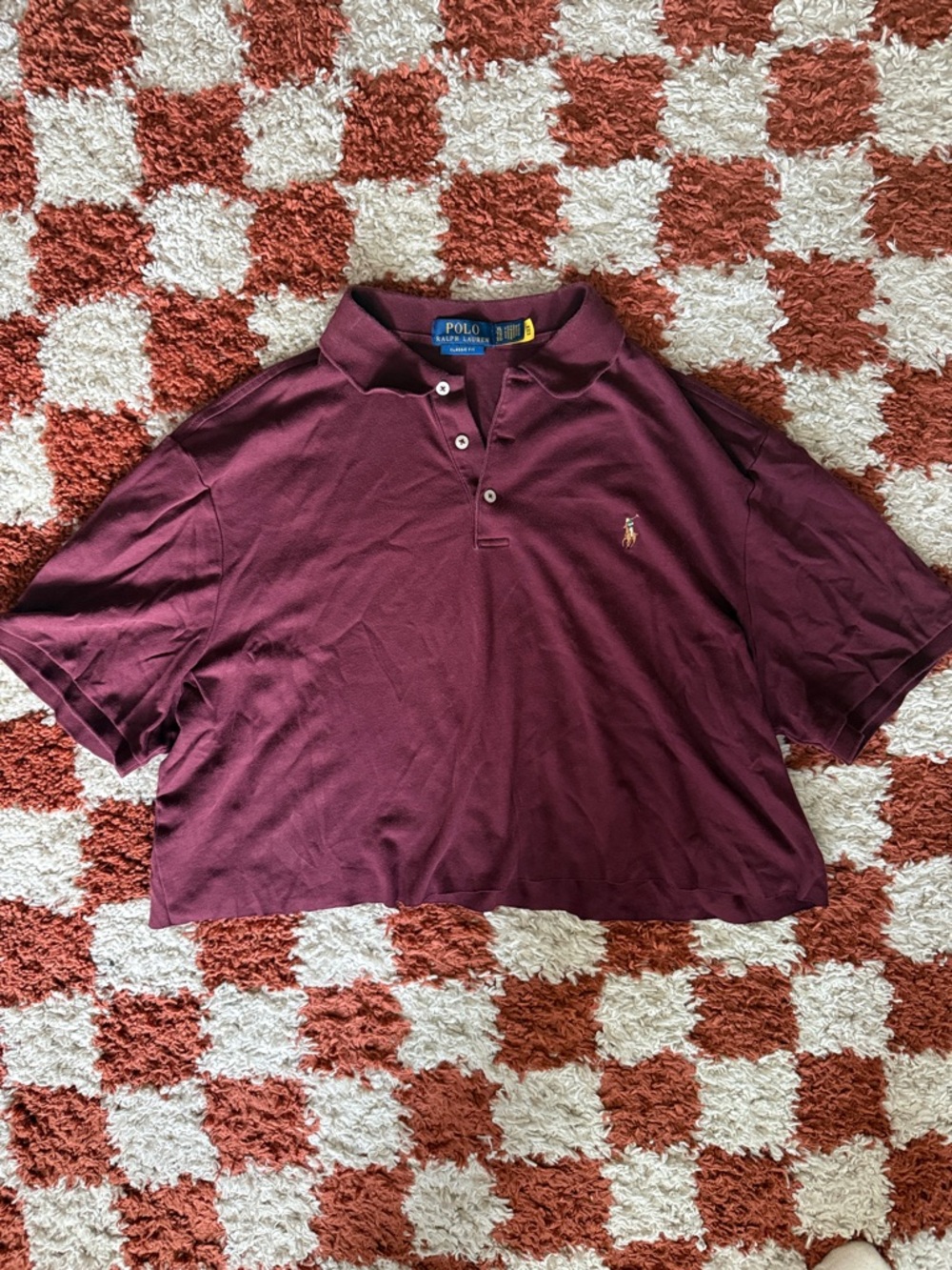 Cropped Ralph Lauren Polo Shirt
